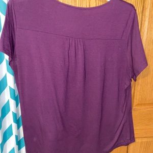 Purple cotton shirt